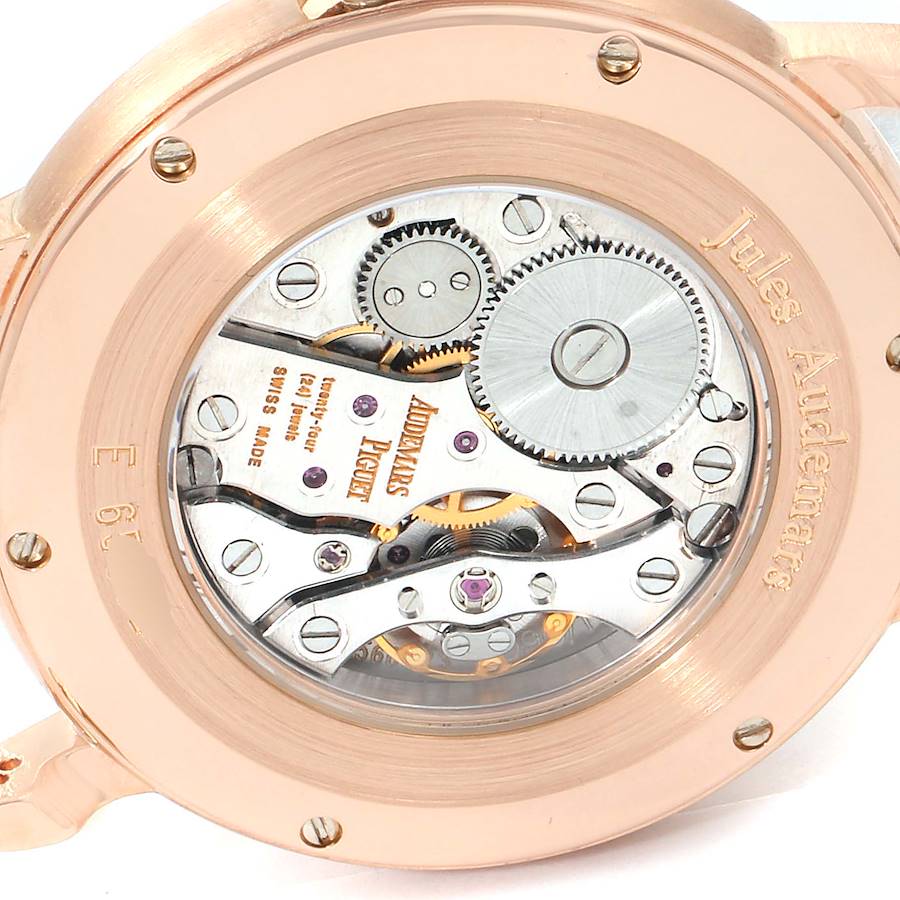 Audemars Piguet Jules 18K Rose Gold Mens Watch 25955OR