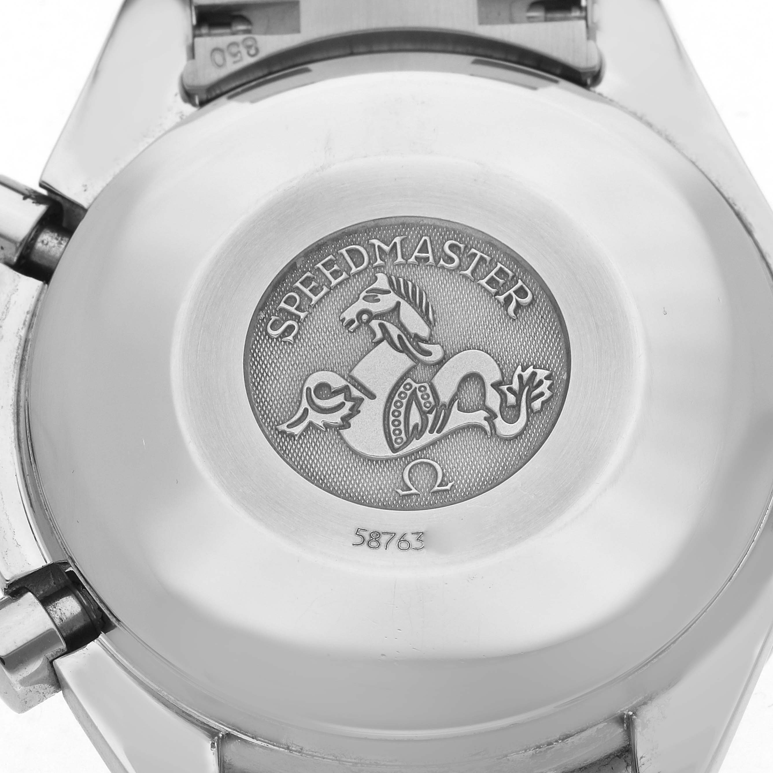 Omega Speedmaster DateAutomatic Steel Mens Watch 39.0 MM 3513.50.00 Card