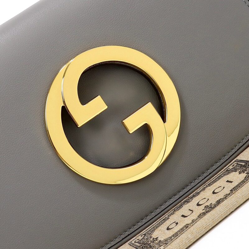 Replica Gucci Blondie Leather Grey
