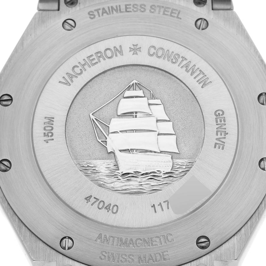 Vacheron Constantin Overseas Silver Dial Steel Mens Watch 47040