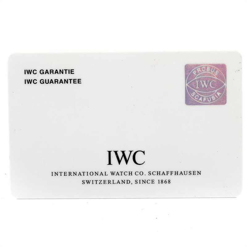 IWC Aquatimer 2000 Automatic Steel Mens Watch IW356801