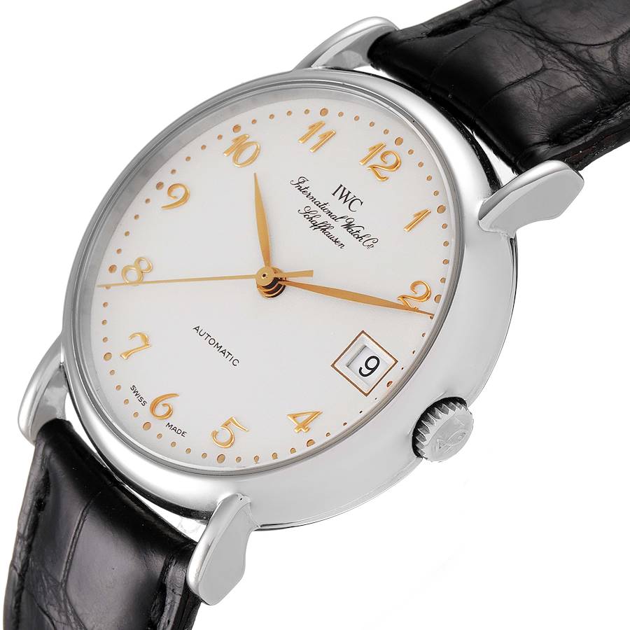 IWC Portofino Silver Dial Automatic Steel Mens Watch IW351323