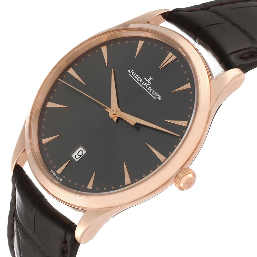 Jaeger LeCoultre Master Grande Ultra Thin Rose Gold Mens Watch 174.2.37.S