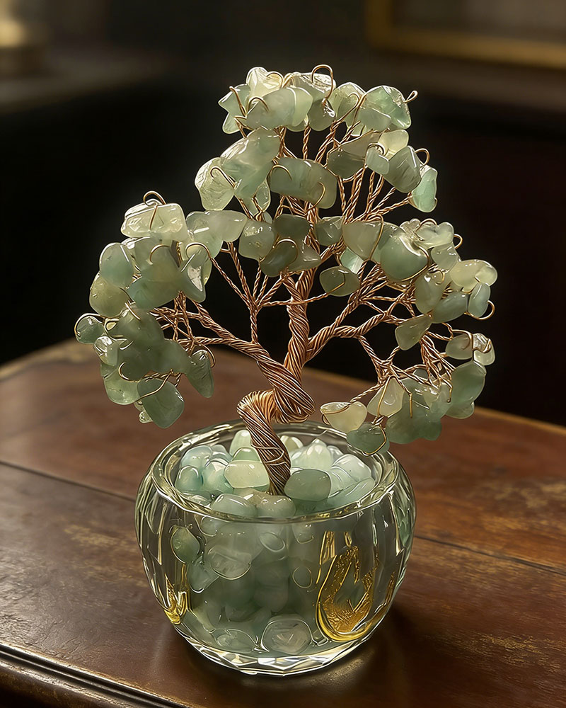 Green Aventurine Tree of Life: Attract Abundance, Boost Luck & Balance Heart Chakra