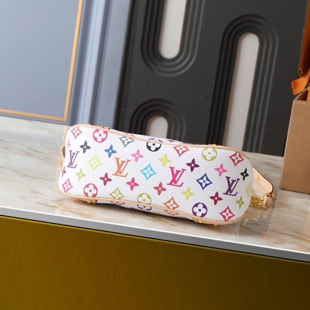 Louis Vuitton X Takashi Murakami Boulogne PM White 29Cm M27790