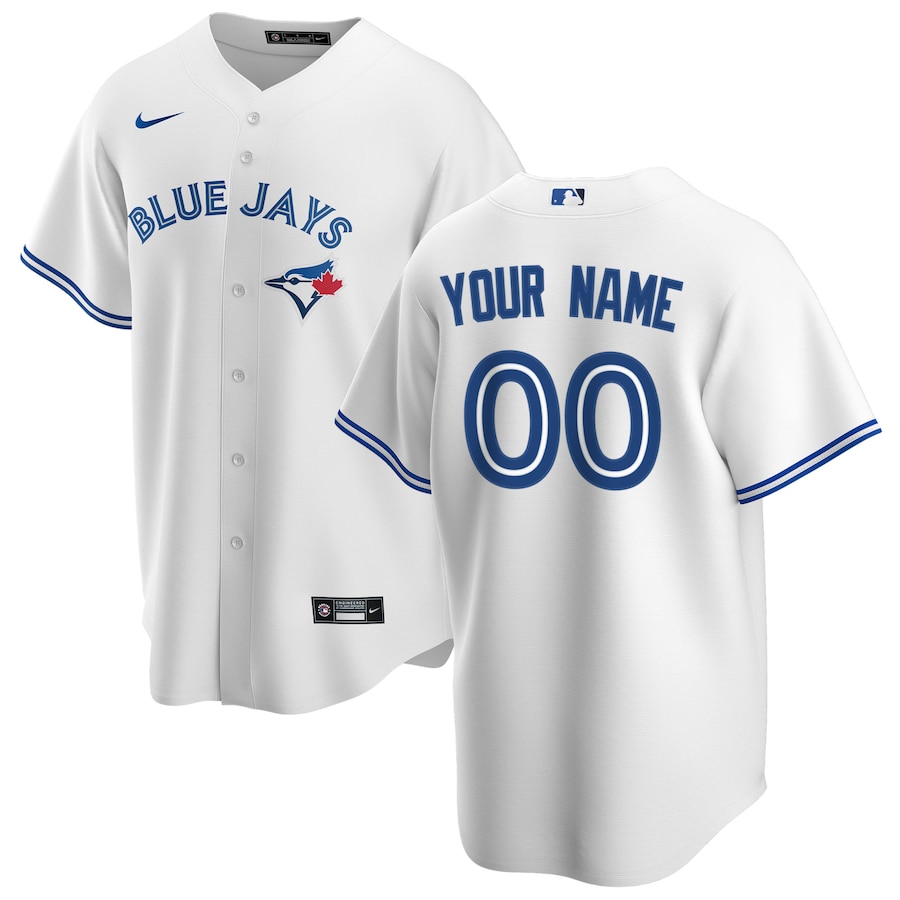 Toronto Blue Jays Youth Home Custom Jersey White