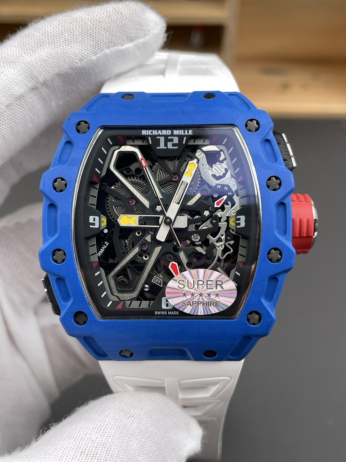 RM35-03 Carbon Fiber Blue