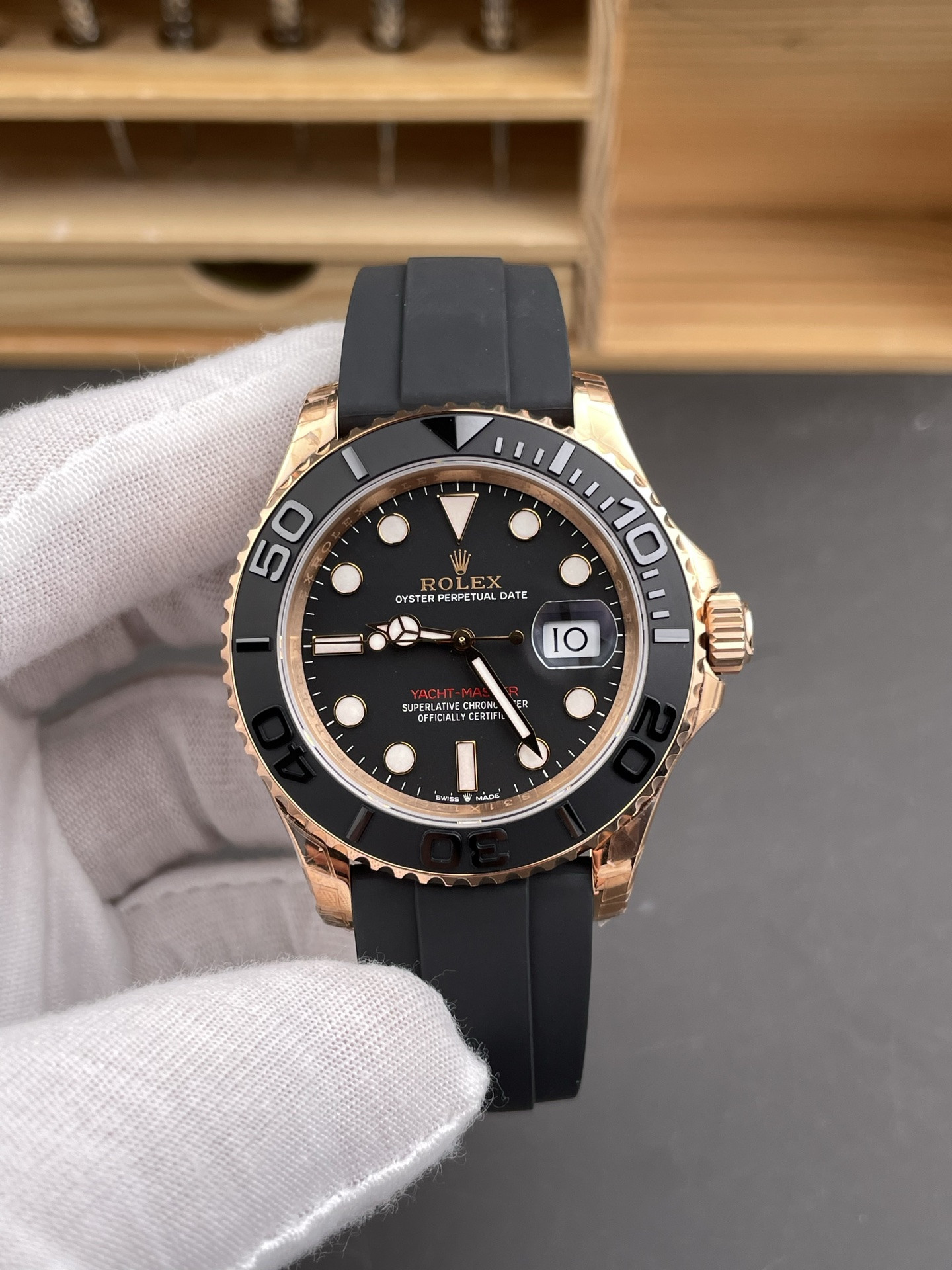 Rose Gold Yacht-Master VS Factory