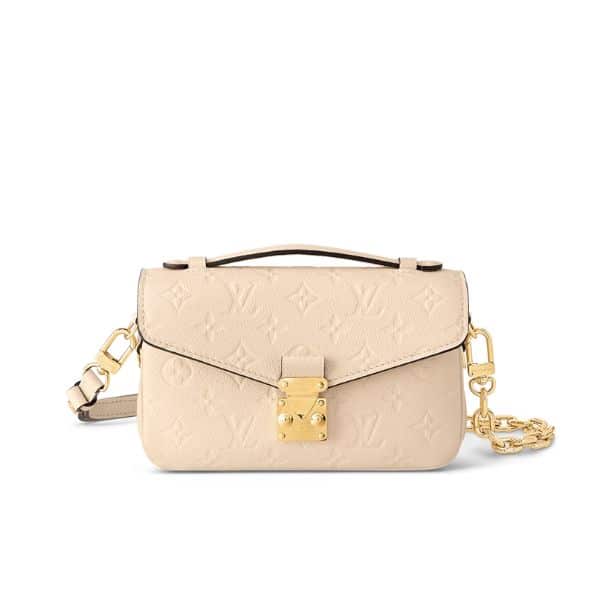 Louis Vuitton Pochette Métis East West Bag Cream 21Cm M22942