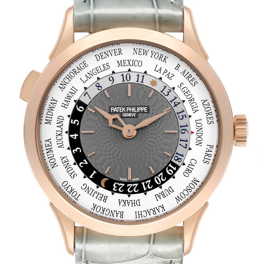 Patek Philippe World Time Complications Rose Gold Mens Watch 5230R