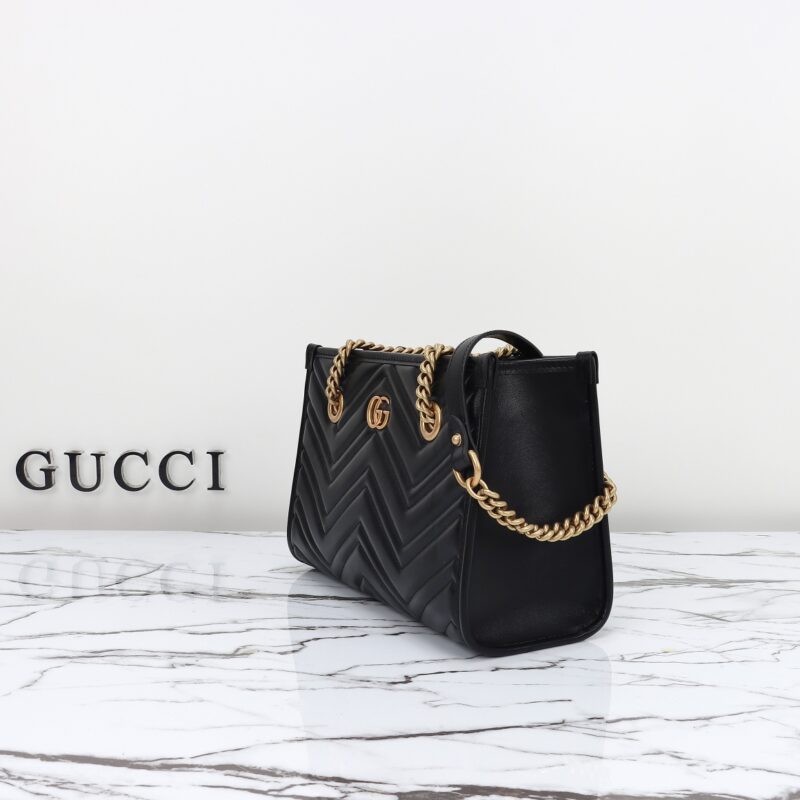 Replica Gucci GG Marmont Tote Black