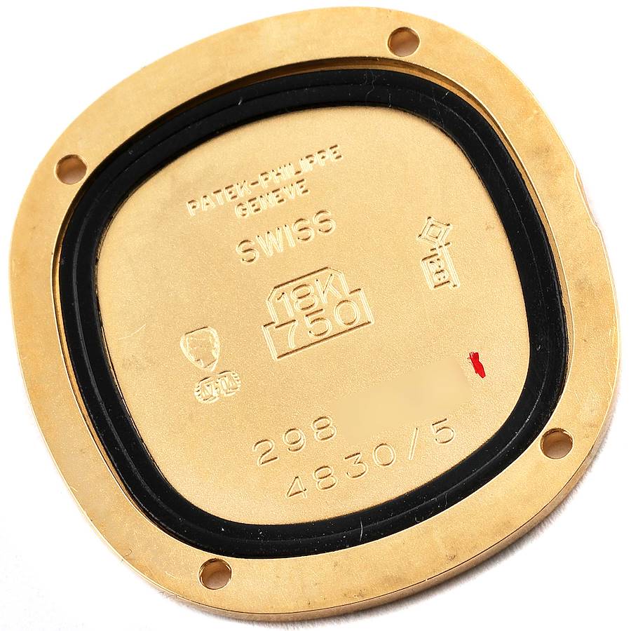 Patek Philippe Golden Ellipse Yellow Gold MOP Diamond Dial Ladies Watch 4830