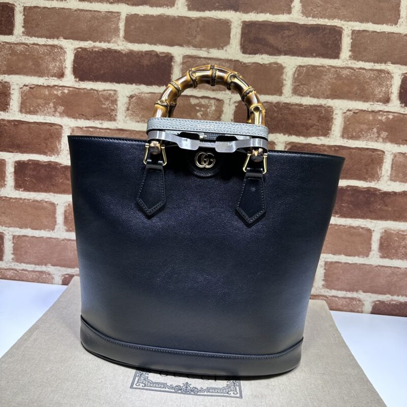 Replica Gucci Diana Medium Tote Bag Black