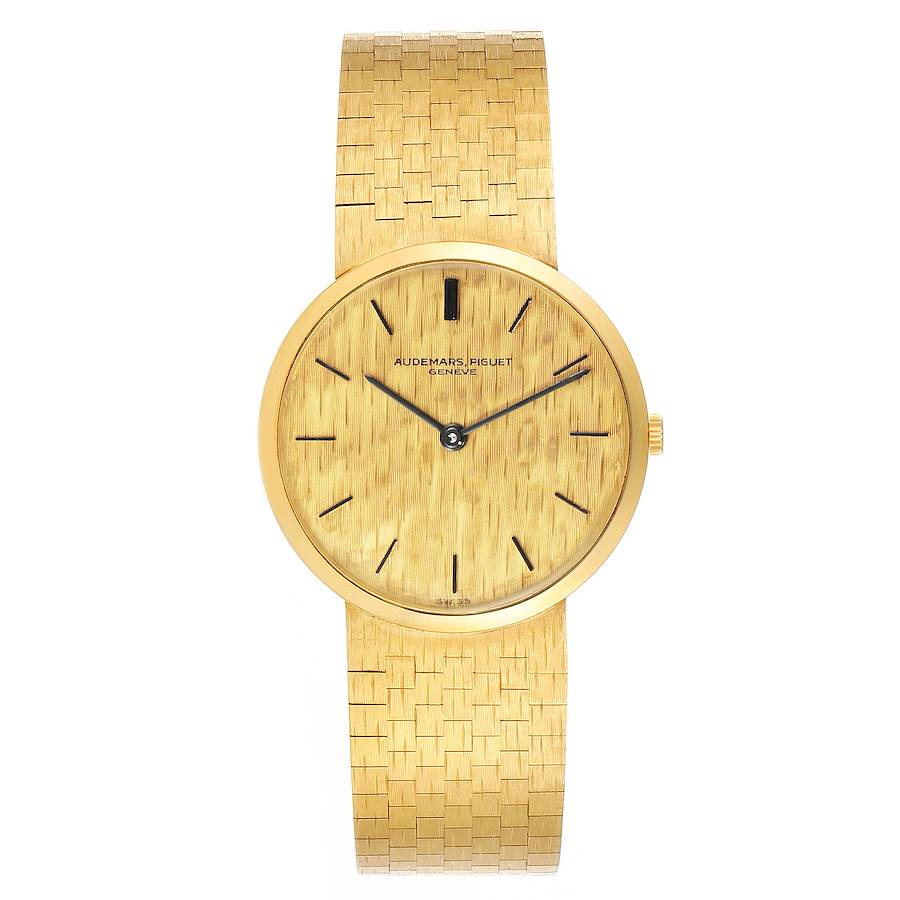 Audemars Piguet Yellow Gold Vintage Mens Watch 3445