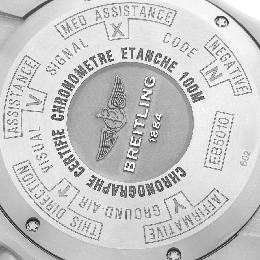 Breitling Professional Cockpit B50 Gray Dial Titanium Mens Watch EB5010