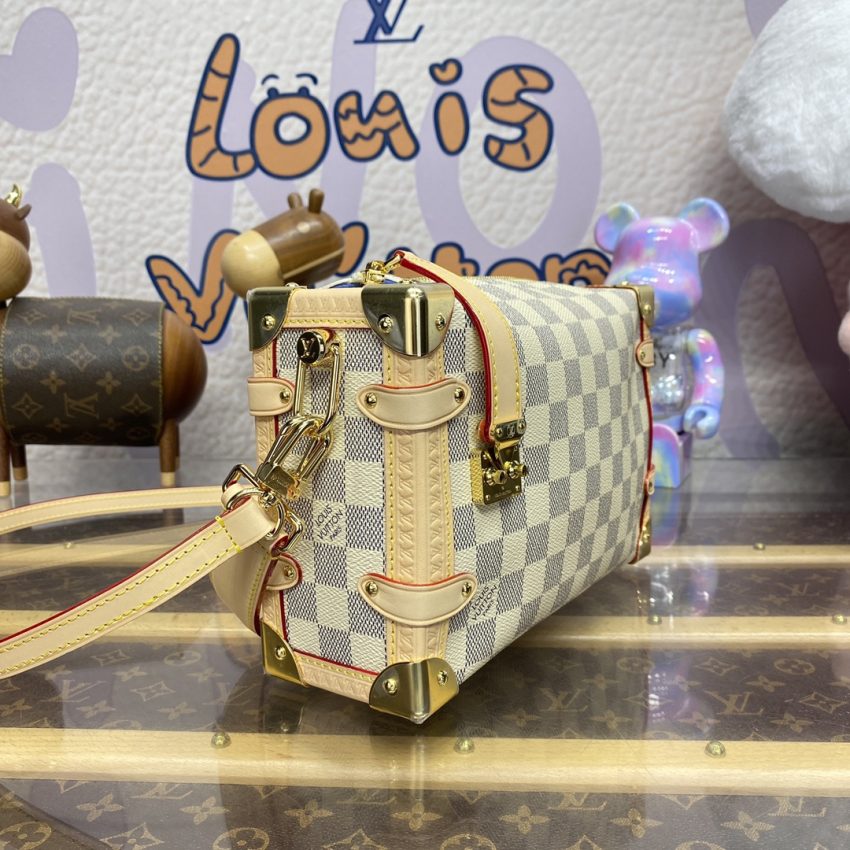 Replica Louis Vuitton Side Trunk Beige Square