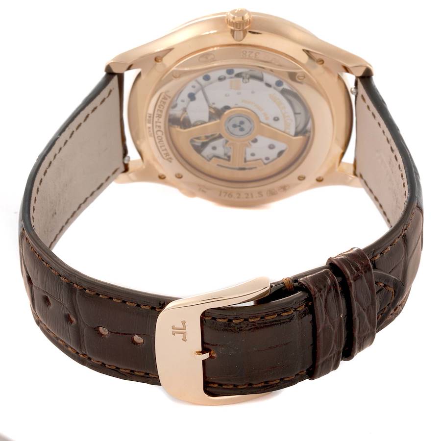 Jaeger LeCoultre Master Rose Gold Diamond Watch 176.2.21.S Q1302501