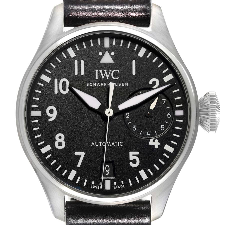 IWC Big Pilots 46mm Black Dial Automatic Steel Mens Watch IW500912