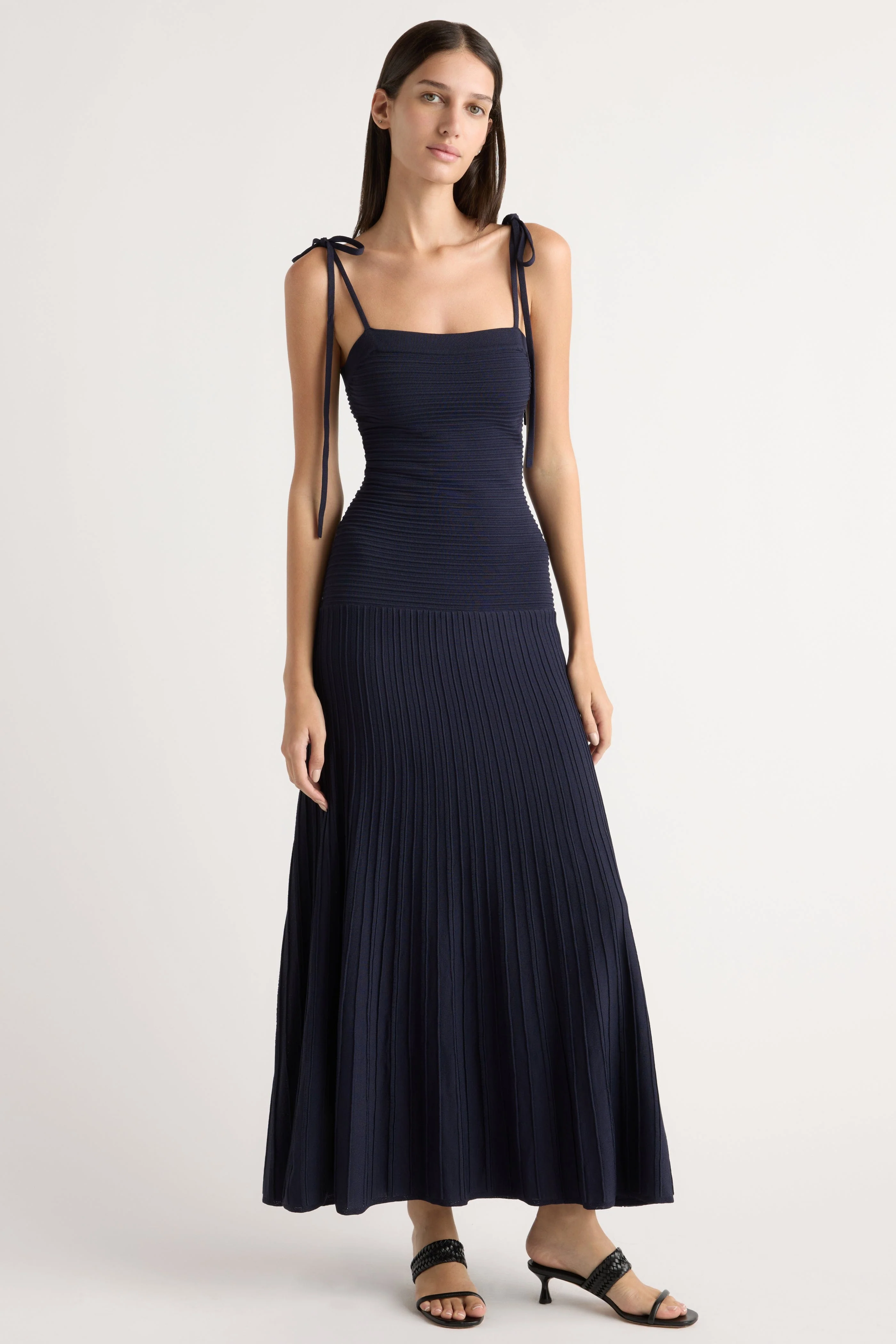 Chan Ottoman-Knit Dress