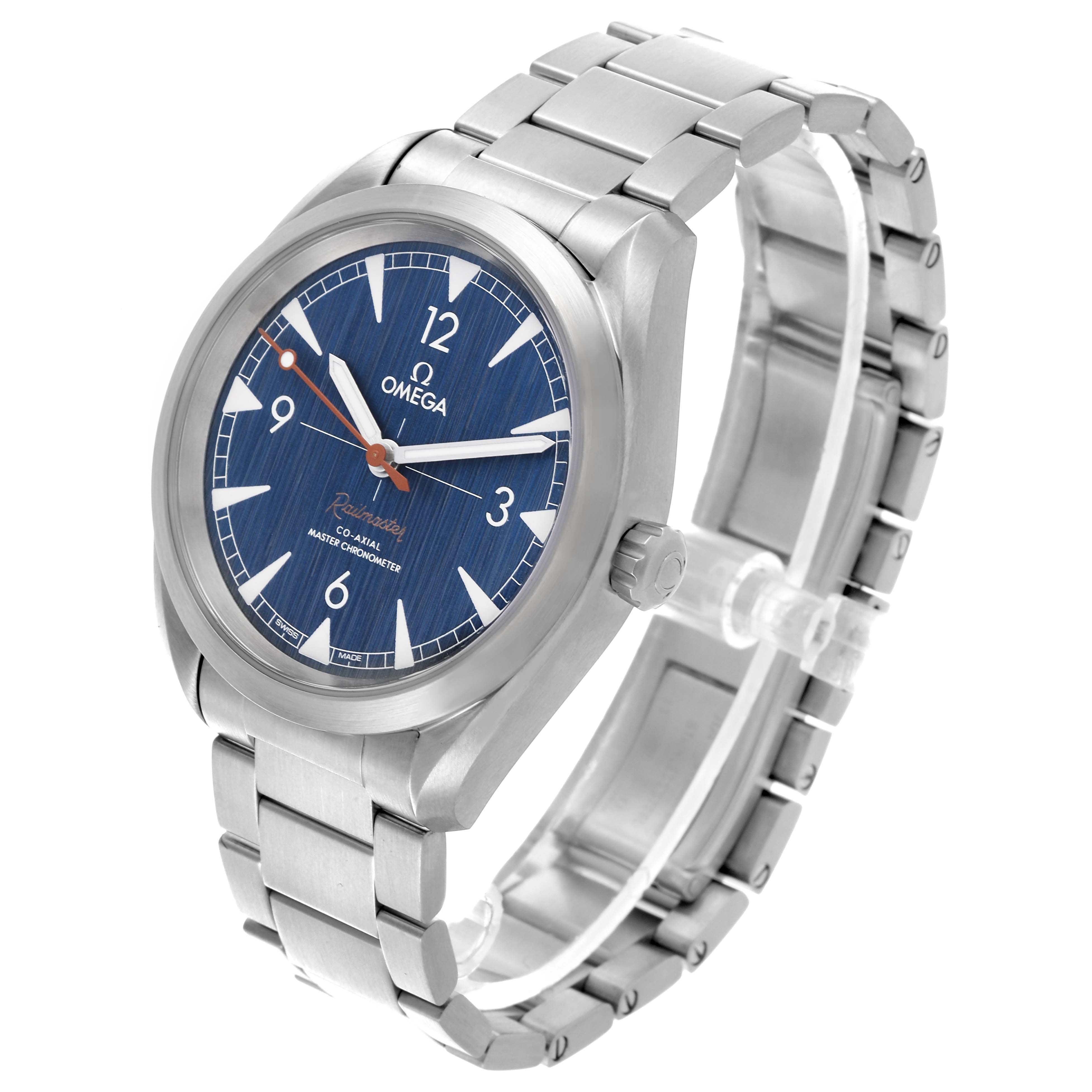 Omega Seamaster Railmaster Steel Mens Watch 40.0 MM 220.10.40.20.03.001