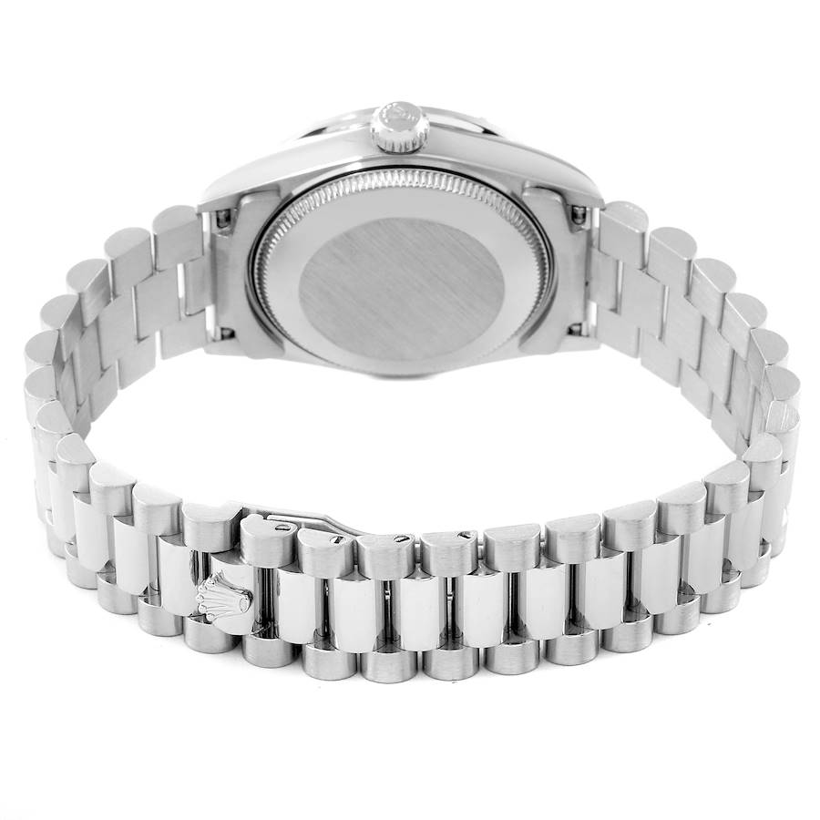 Rolex President Midsize Platinum Myriad Diamond Ladies Watch 78266