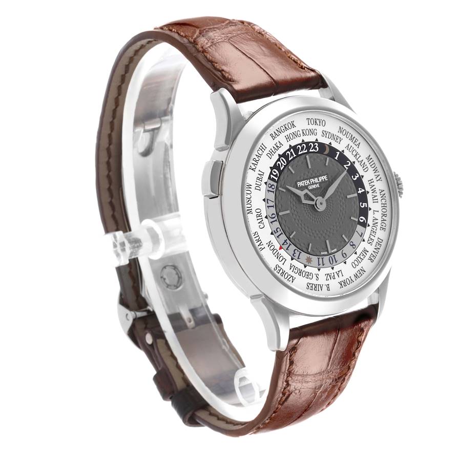 Patek Philippe World Time Complications White Gold Mens Watch 5230G