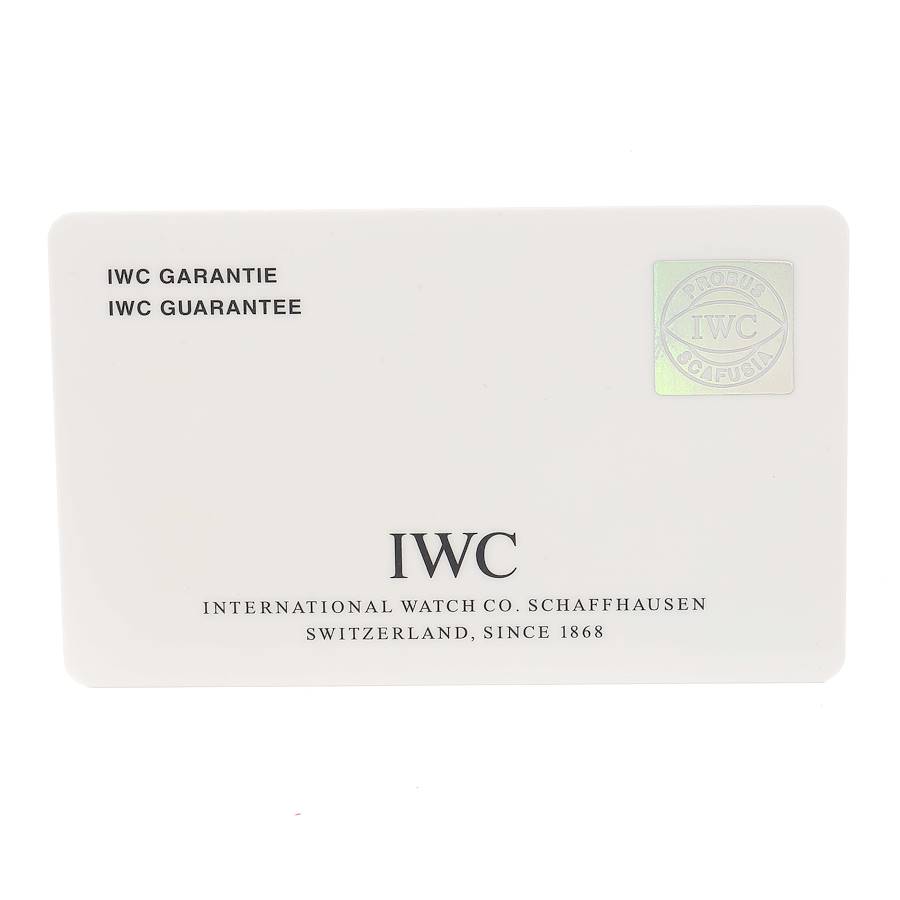IWC Portofino Chronograph 41mm Silver Dial Steel Mens Watch IW378302