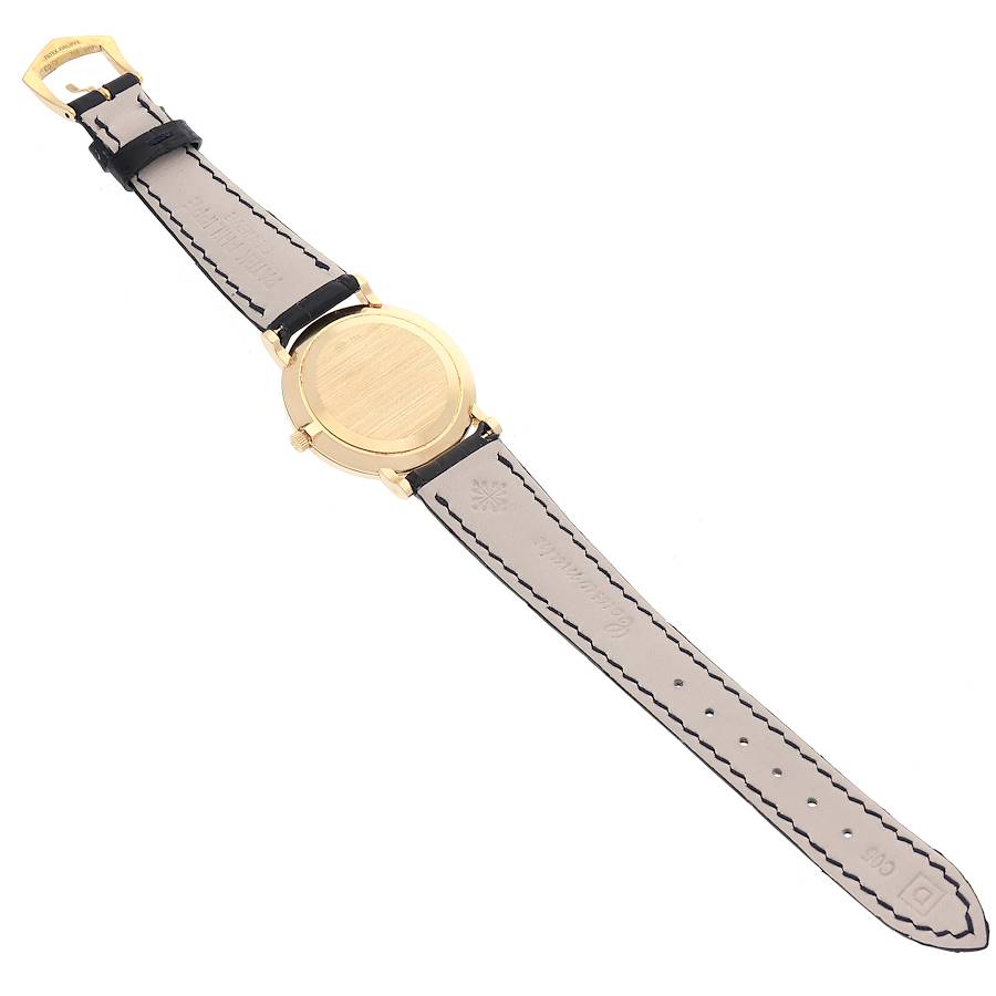 Patek Philippe Calatrava Officer Yellow Gold Mens Watch 5022