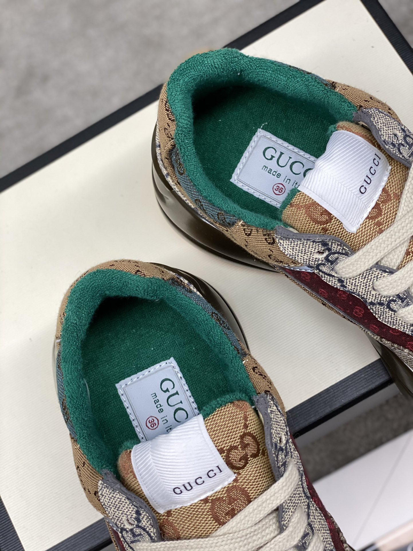 Gucci Women’S Gg Rhyton Sneaker ‎619891 99Wg0 6060