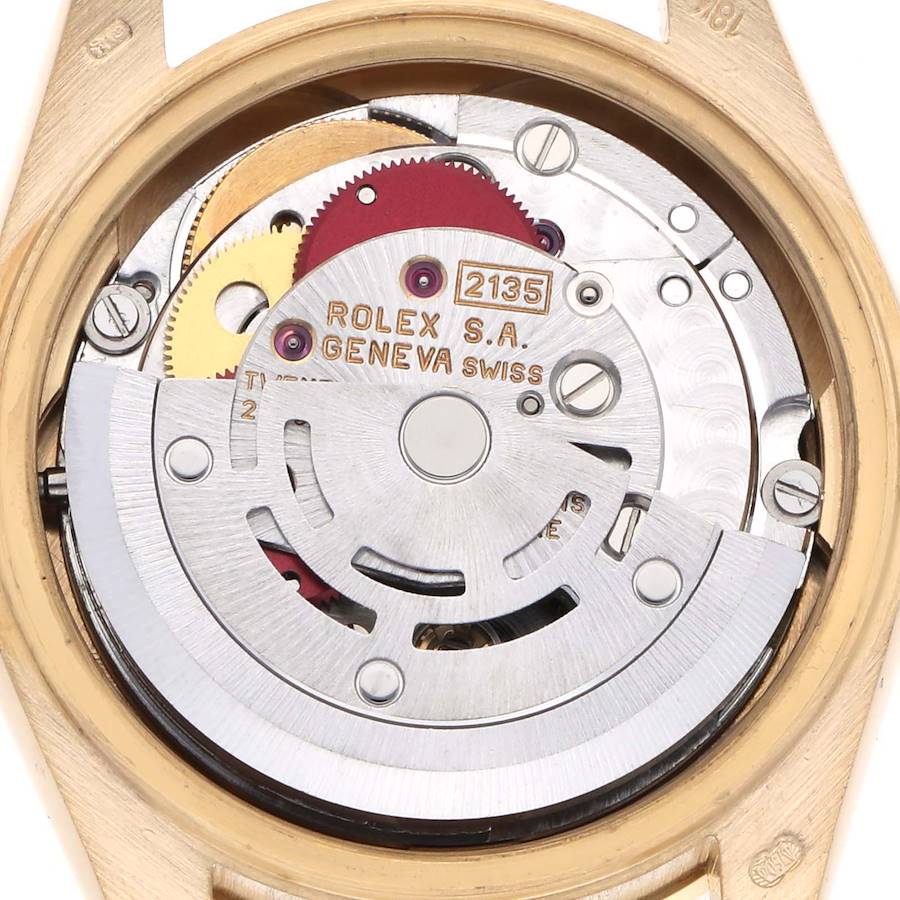 Rolex President Datejust Yellow Gold Diamond Ladies Watch 69138