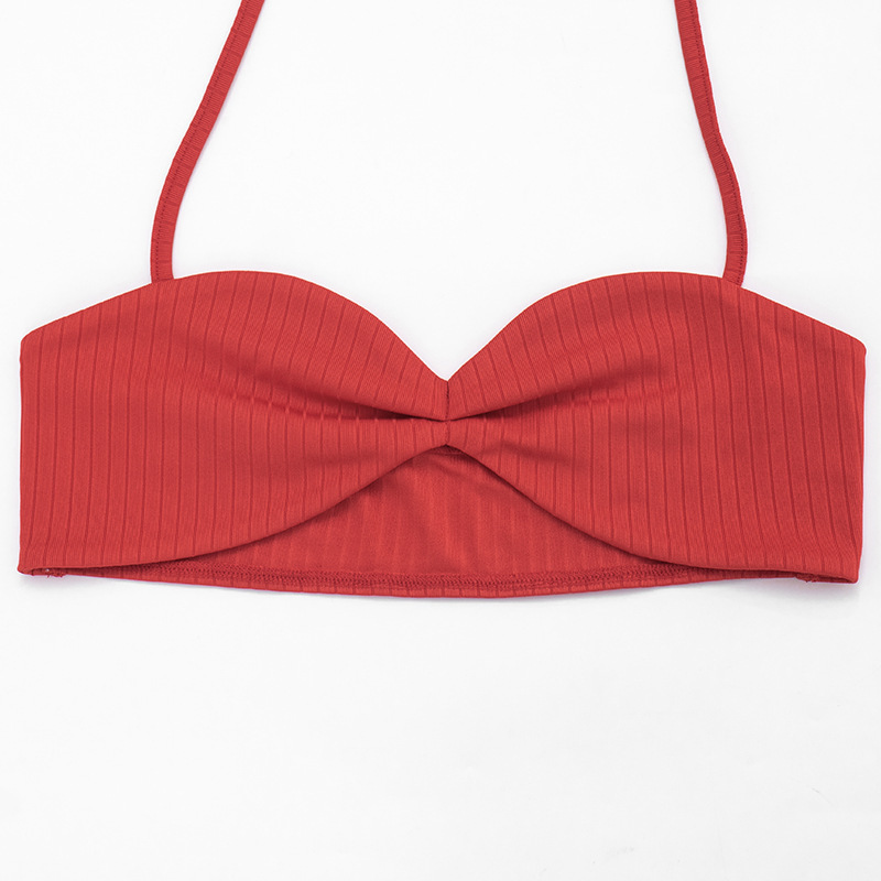 Women Sleeveless Sexy Ribbed Hollow-Out Halter Maxi Dress