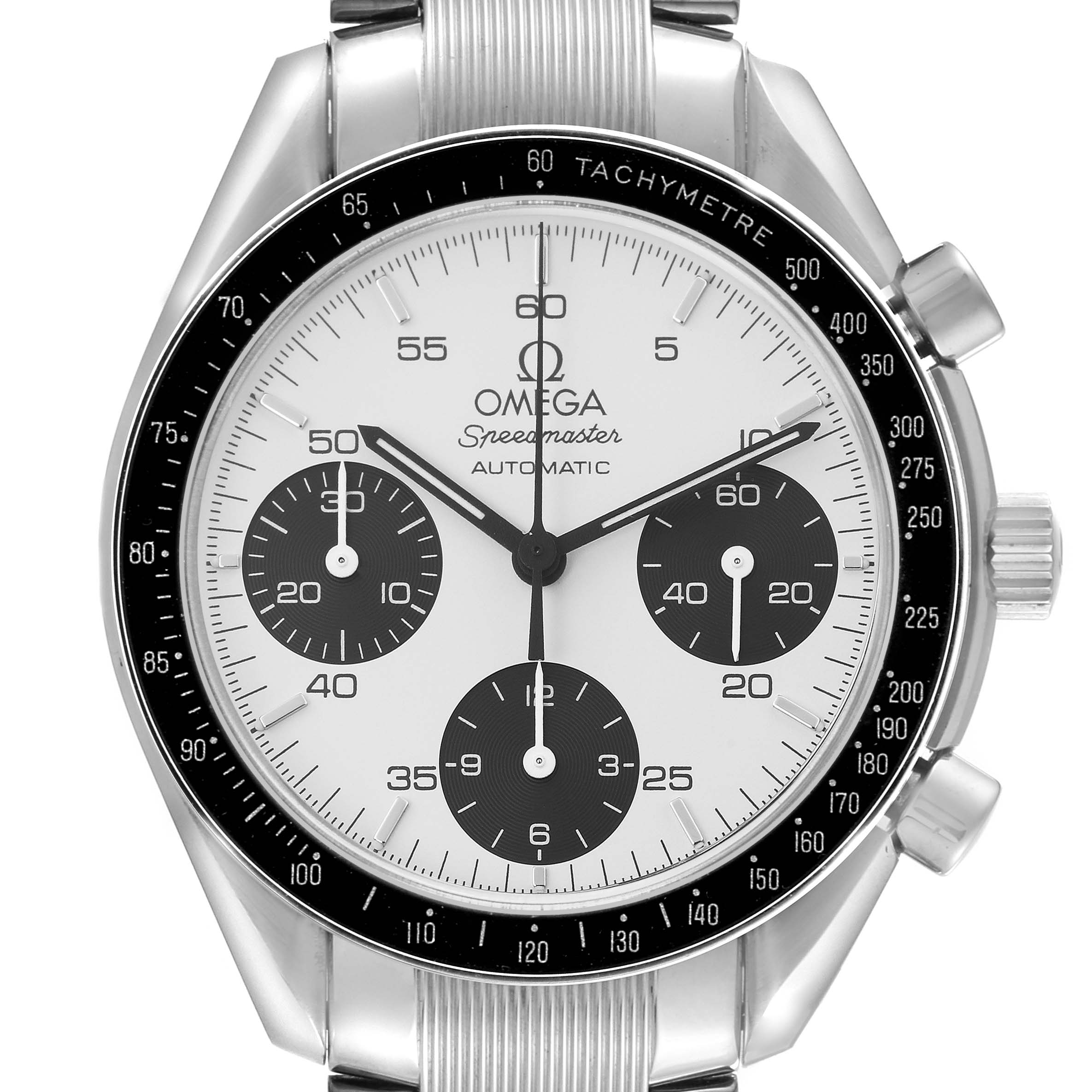 Omega Speedmaster Reduced Marui LE Panda Dial Steel Mens Watch 39.0 MM 3539.31.00