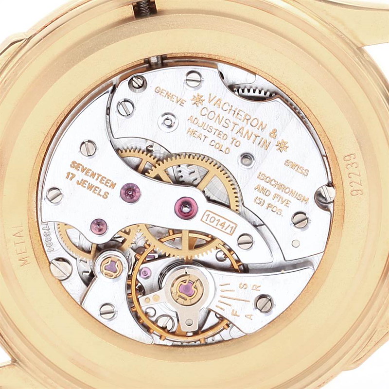 Vacheron Constantin Historique 33mm Yellow Gold Mens Watch 92239