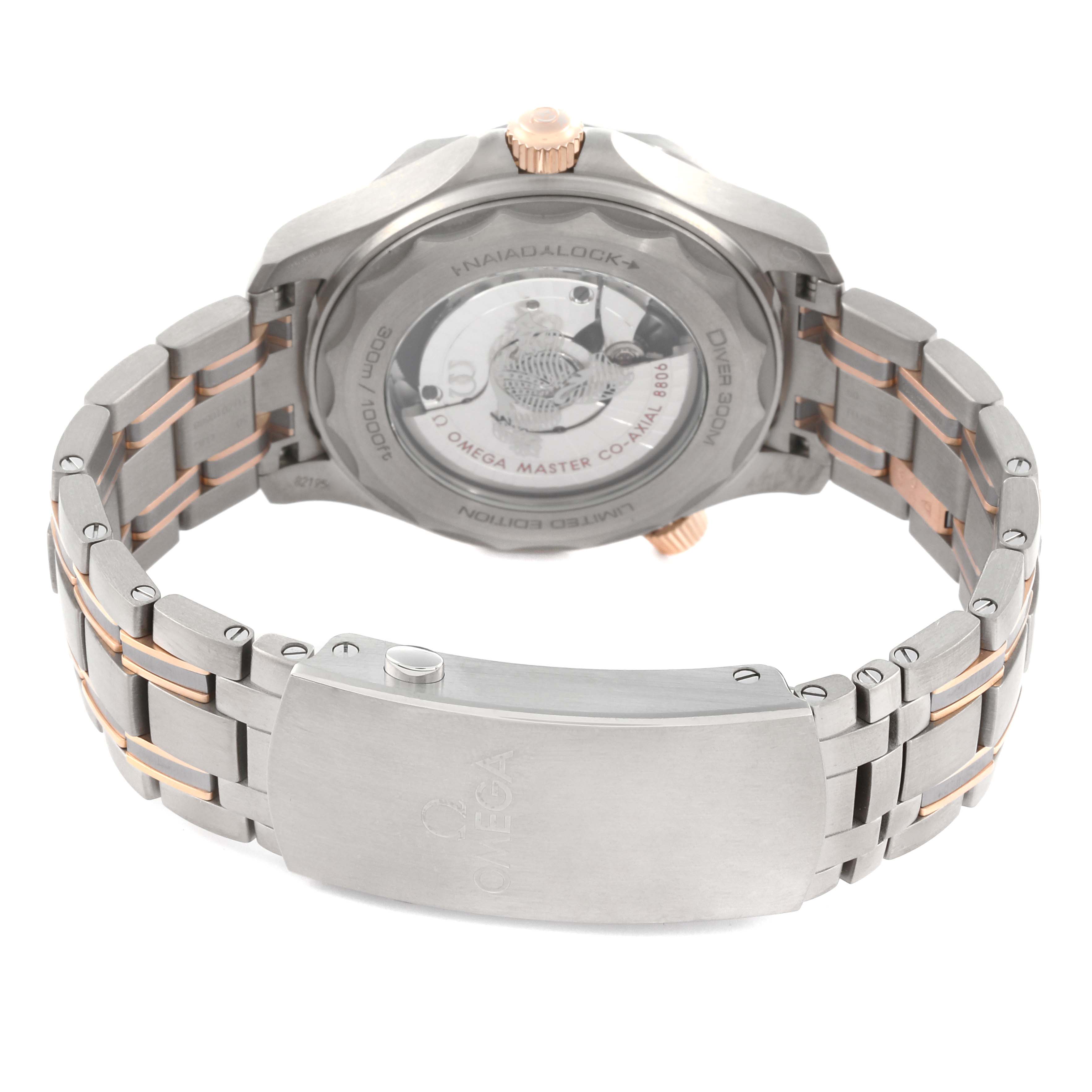 Omega Seamaster Titanium Rose Gold Mens Watch 42.0 MM 210.60.42.20.99.001