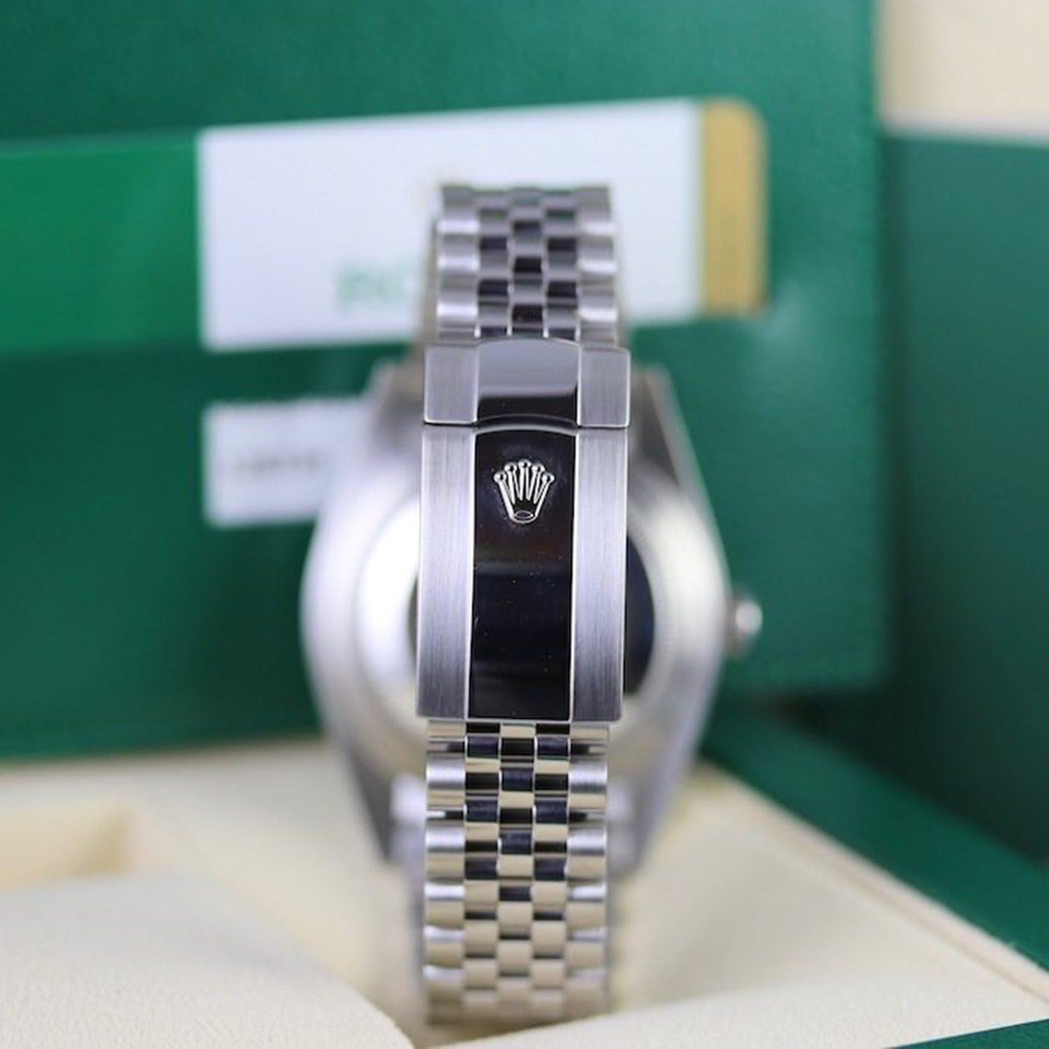 Rolex Datejust 41mm Oystersteel and white gold Bright Blue Dial 126334-0002