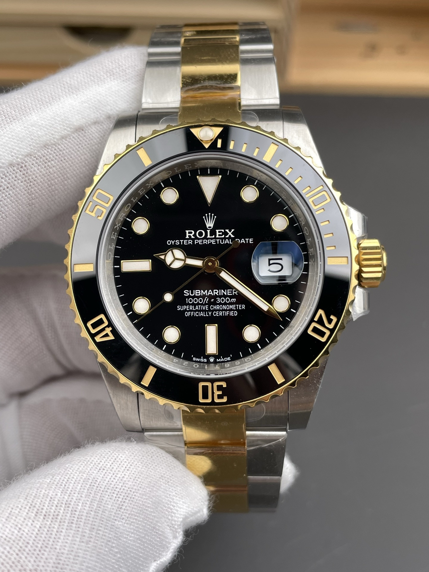 3rd Gen Two-Tone Black Submariner