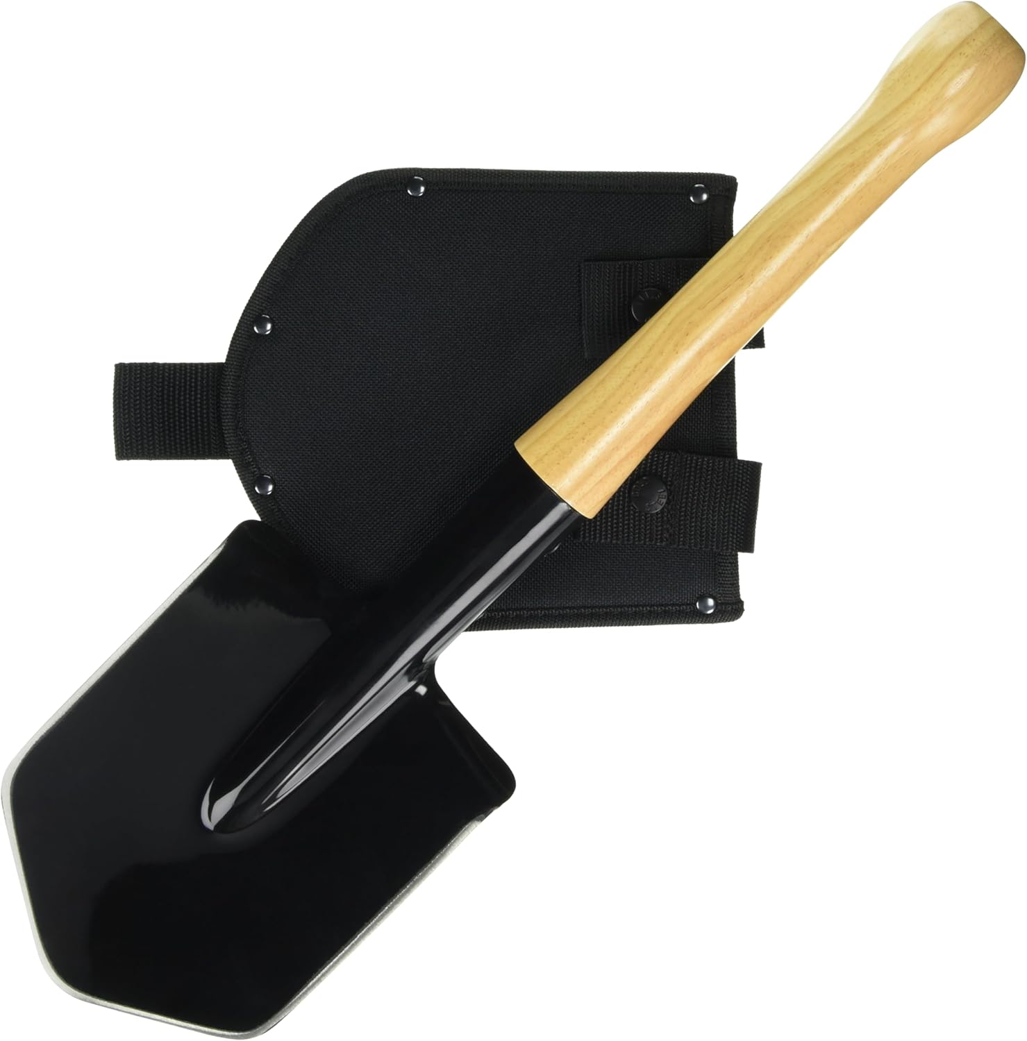 Heavy-Duty Shovel, 19.68′′ / 2Mm Thick Blade, Multi-Purpose Tool for Outdoor and Tactical Use