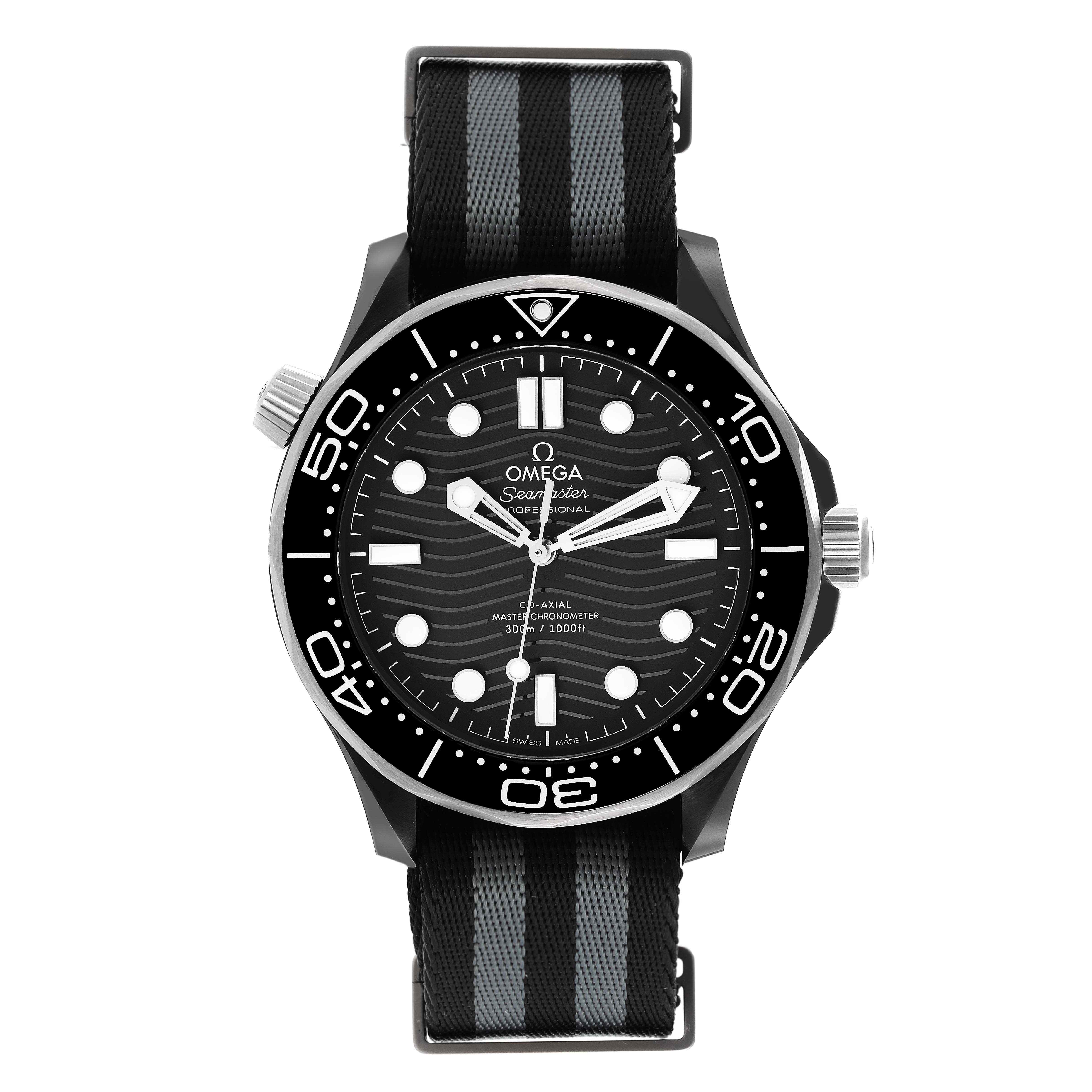 Omega Seamaster Diver Master Chronometer Ceramic Titanium Mens Watch 43.5 MM 210.92.44.20.01.002