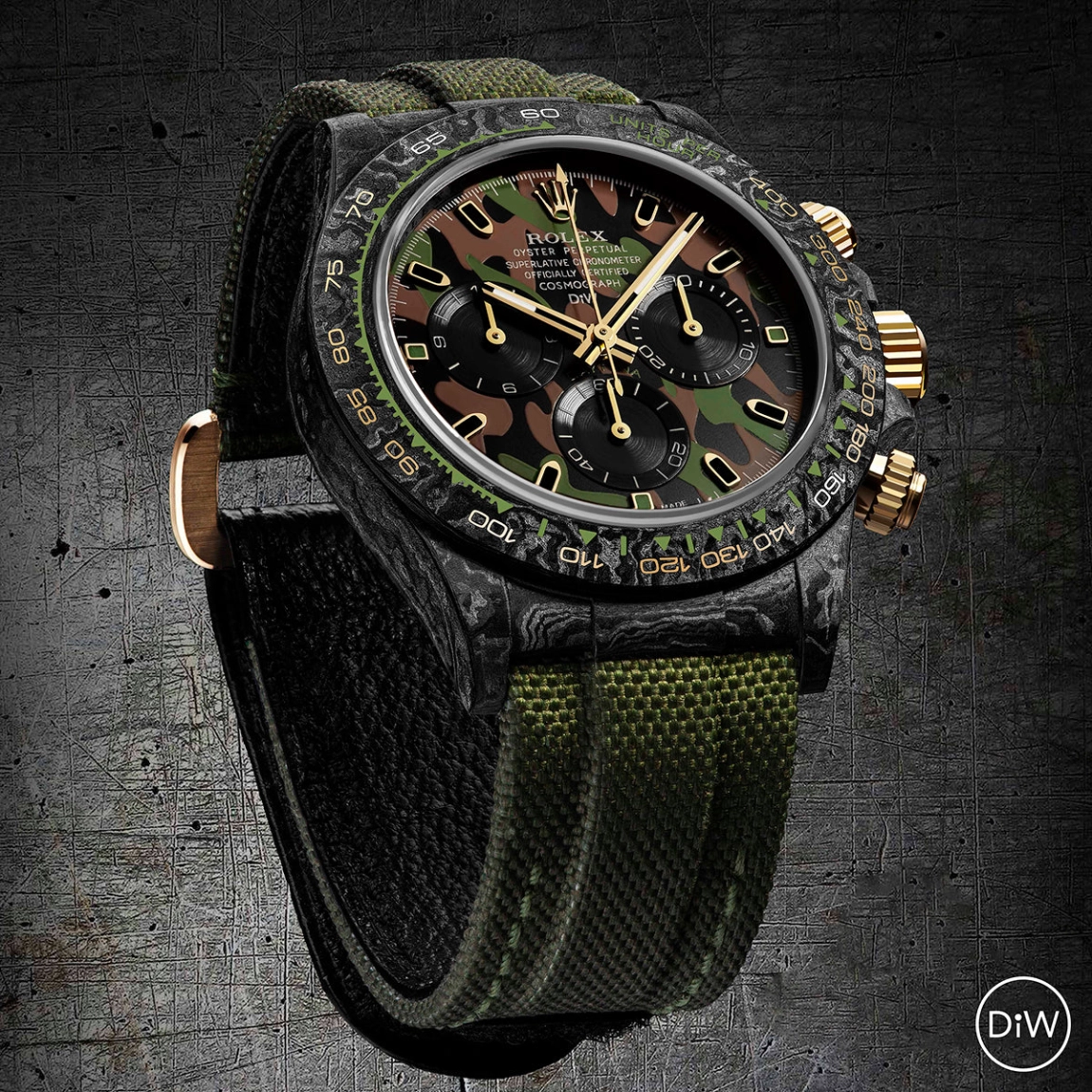 DiW Rolex Daytona "MILITARY GREEN UNIQUE 2"