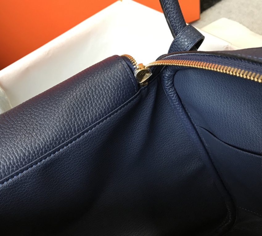 Replica Hermès Lindy Sapphire Blue