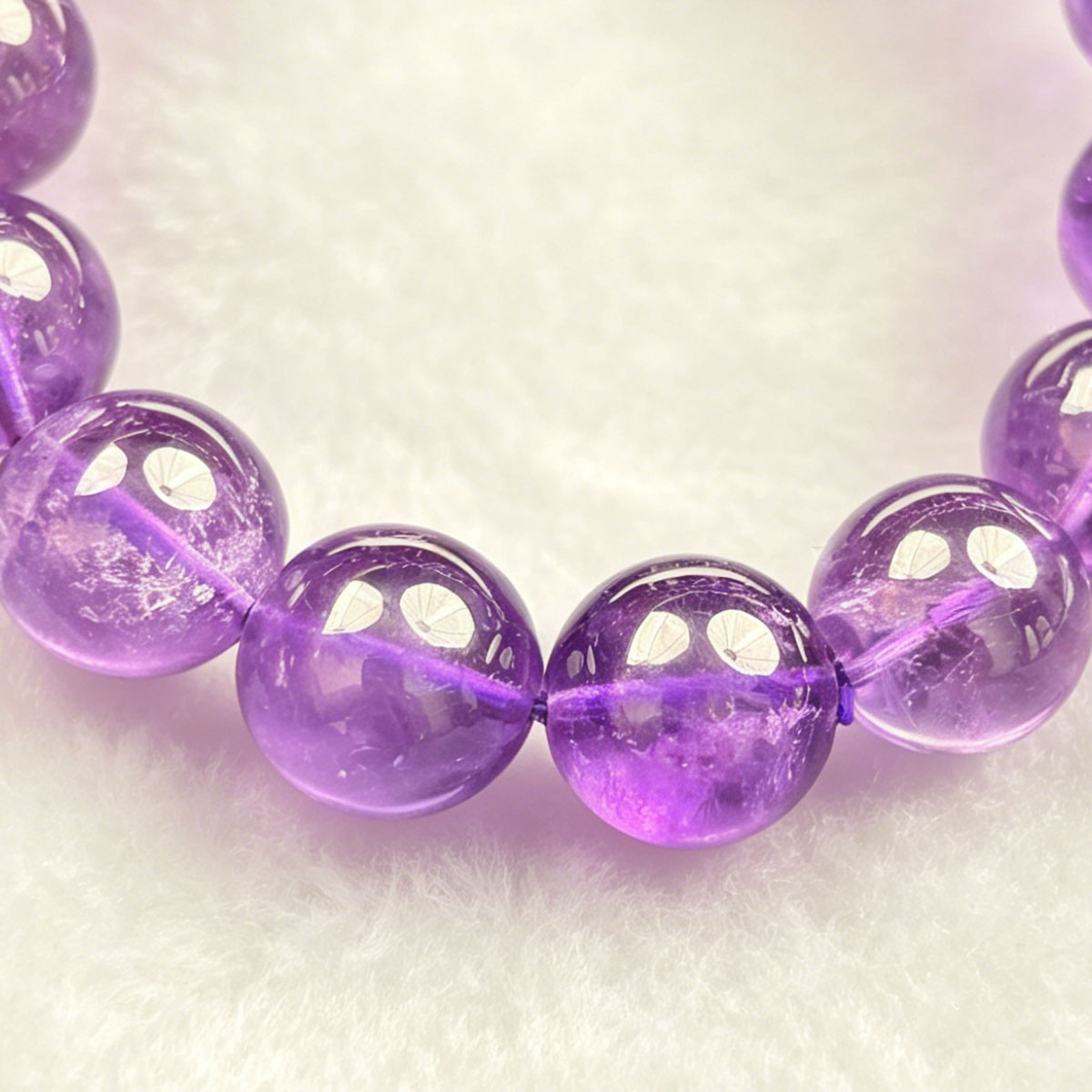 Premium Amethyst Clarity & Intuition Healing Bracelet