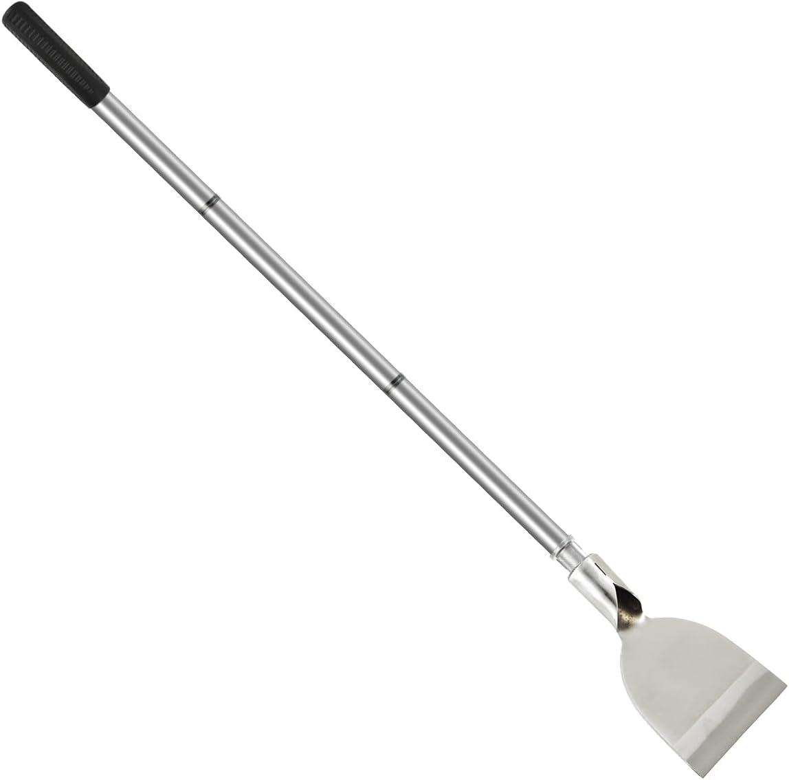 Floor Scraper Tool, Garden Flat Shovel, Razor Blade Paint Scrapers for Wallpaper Sticker Removal, Tile Gum Glue Stains Cleaning Tools, Snow Shovel for Driveway – Stainless Steel Long Handle