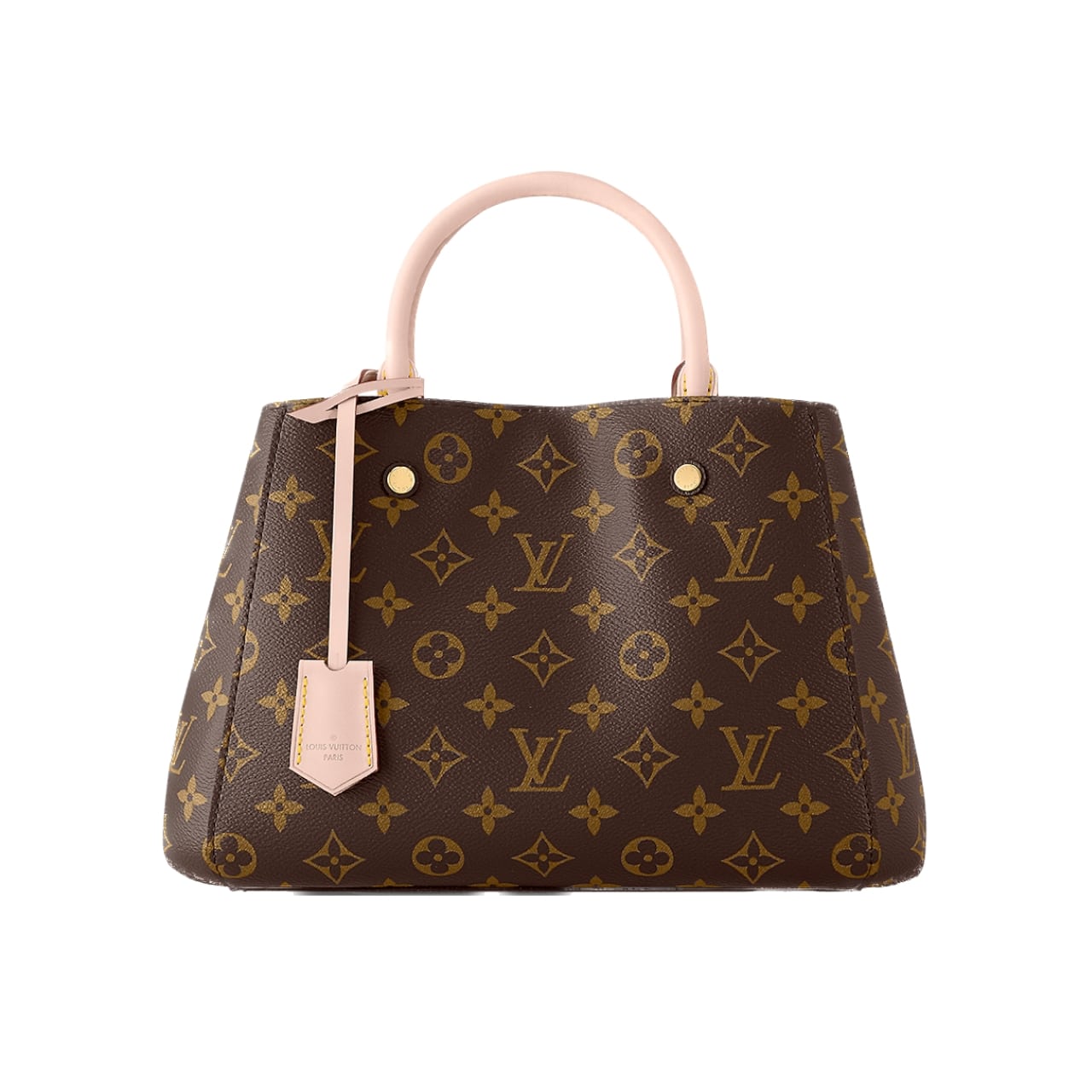Louis Vuitton Montaigne BB Monogram Coated Canvas Brown 29Cm M41055