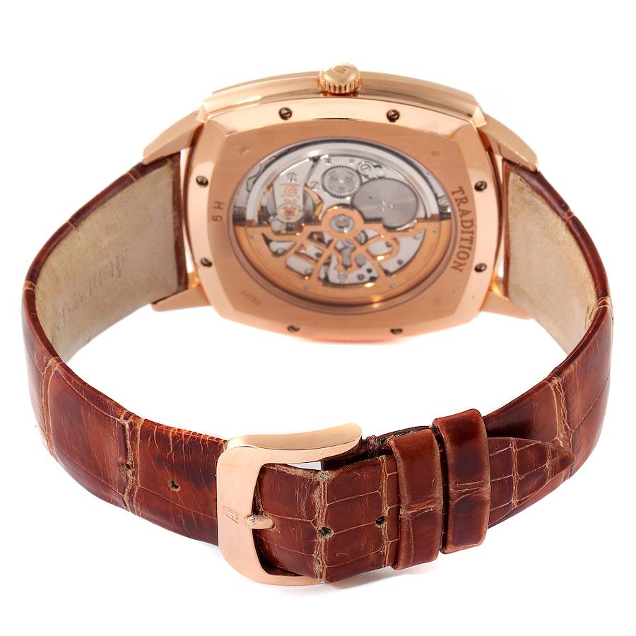 Audemars Piguet Tradition Rose Gold MOP Diamond Mens Watch 15337