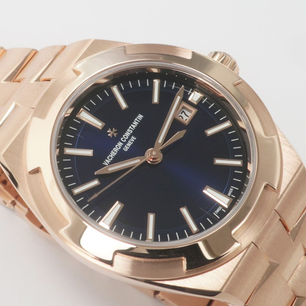 Vacheron Constantin Overseas 4600V/200R-B979 Blue 34.5mm PG Automatic Men's Boys' Watch