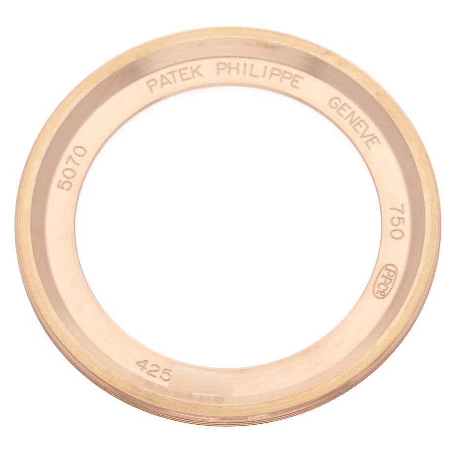 Patek Philippe Complications Chronograph Rose Gold Mens Watch 5070R