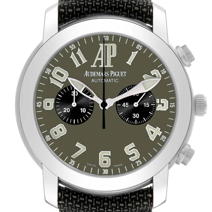 Audemars Piguet Jules Titanium Platinum 6th Day Schwarzenegger Limited 50 Mens Watch 25949IP