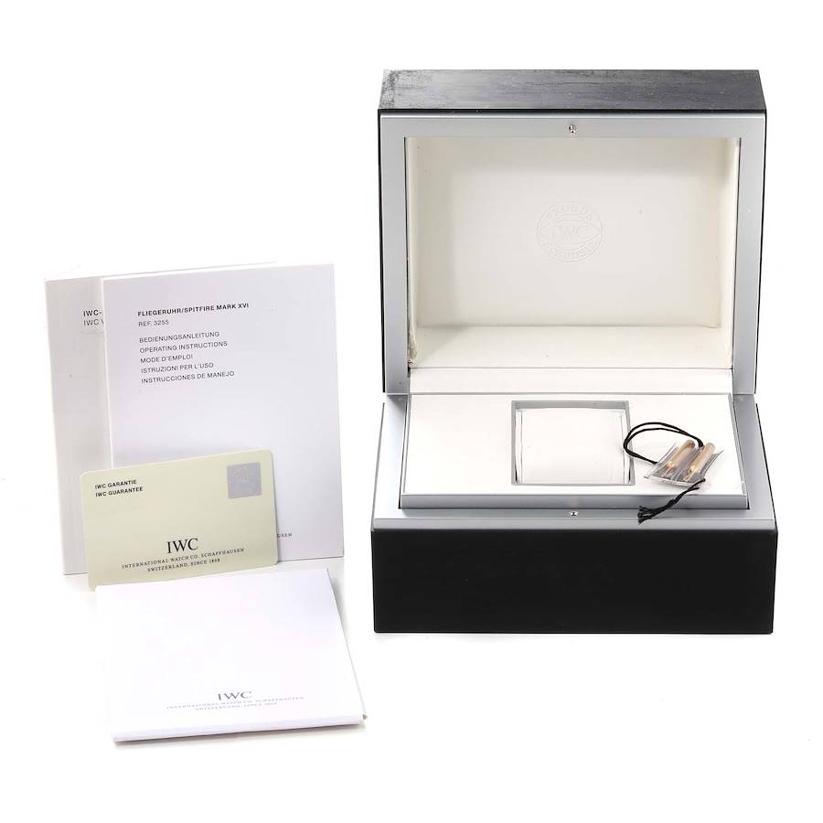 IWC Pilot Mark XVI Black Dial Steel Mens Watch IW325504