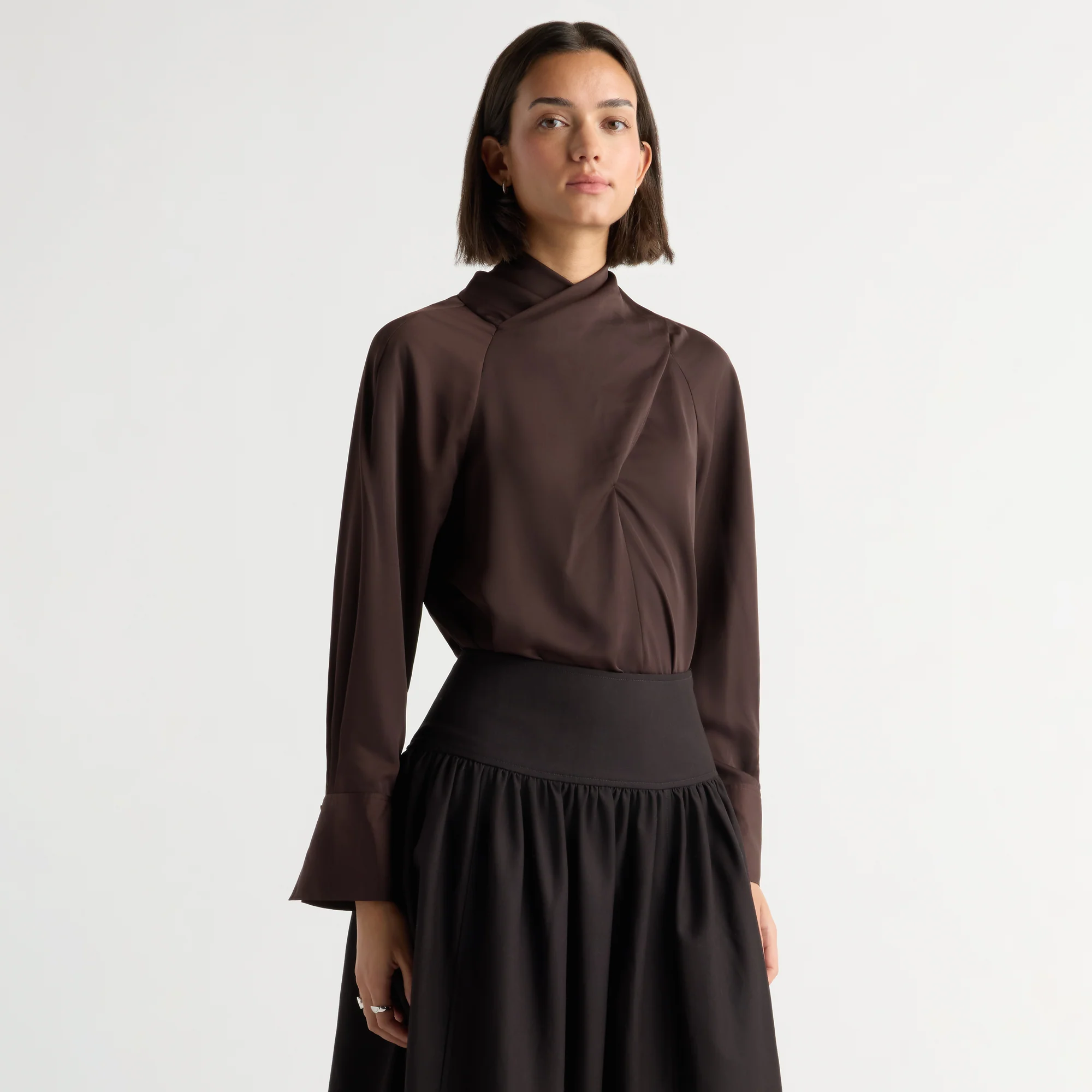 Josephine Scarf-Neck Blouse
