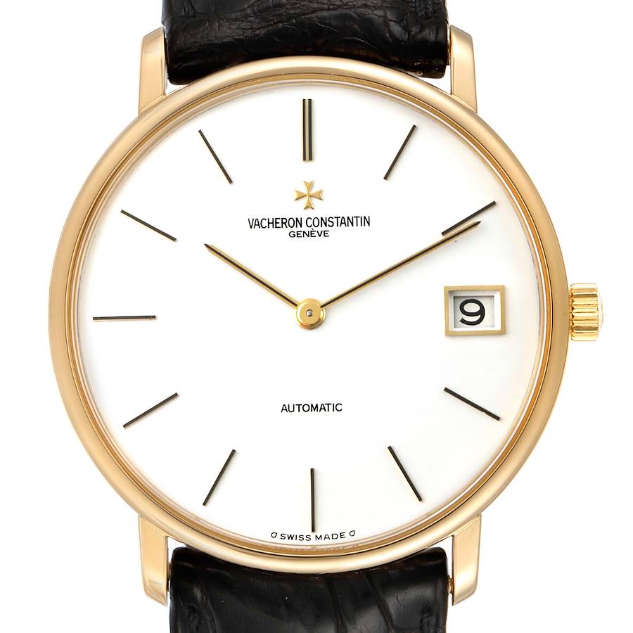 Vacheron Constantin Patrimony 18K Yellow Gold White Dial Mens Watch 44001